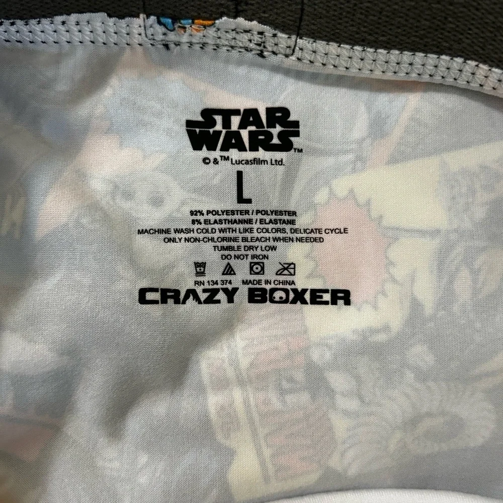 NWT (2) Disneys Mandalorian Crazy Boxers size L